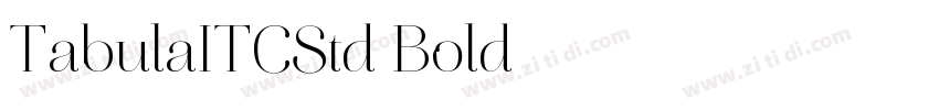 TabulaITCStd Bold字体转换 TabulaITCStd Bold字体转换